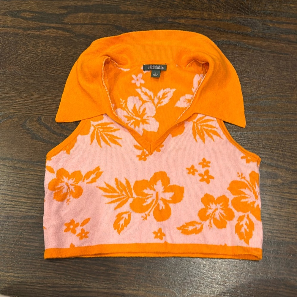 Wild fable floral tropical shirt
